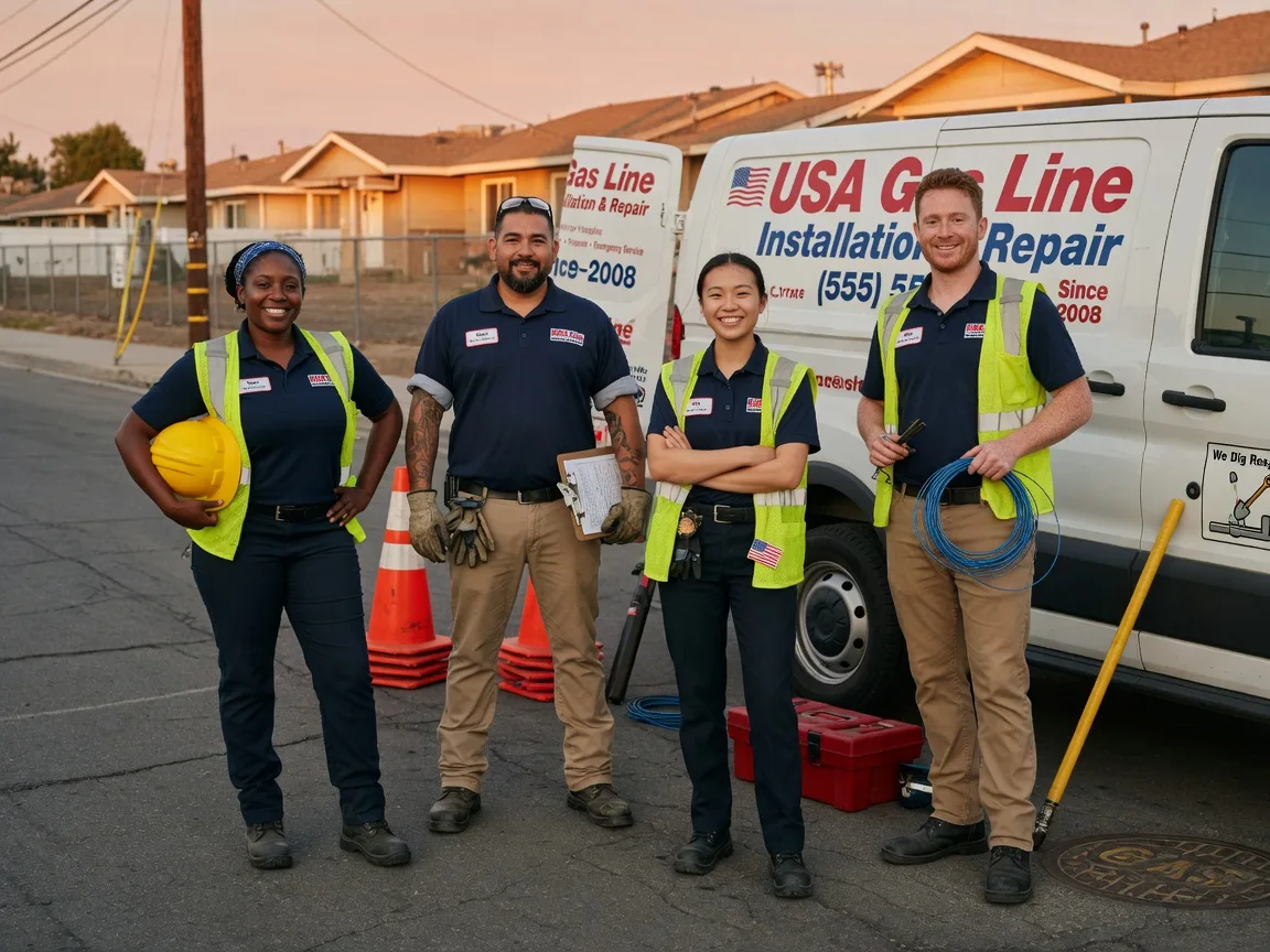 Gas Line Installation company in Ottosen, IA